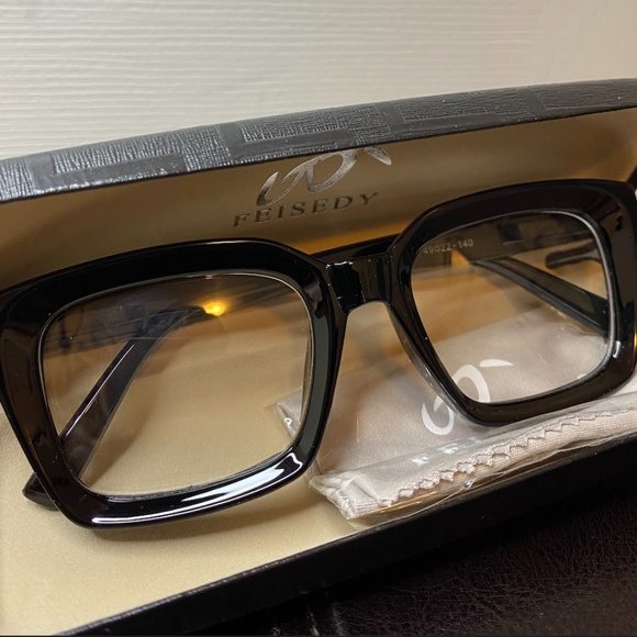 FEISEDY BLACK FRAMES - Picture 1 of 2